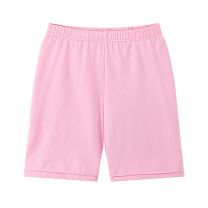 6/1 Pack Girls Solid Candy Safety Boxer