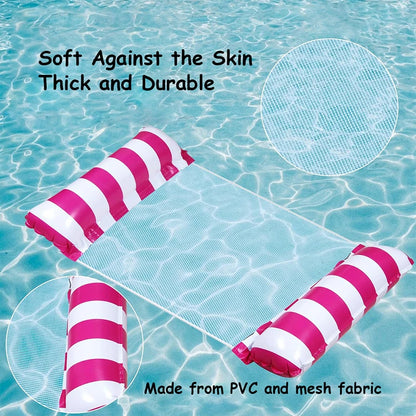 Inflatable Foldable Floating Row Swimming PoolMat
