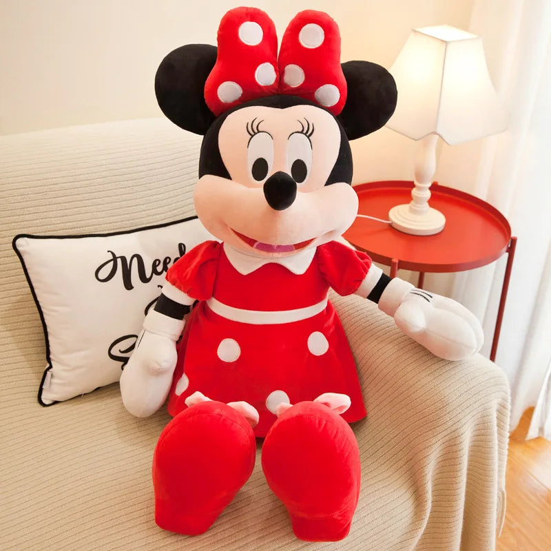35cm Mickey Mouse Plush Toys Kawaii Anime Mickey Minnie Dolls