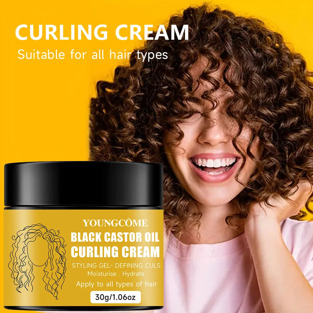 Black Castor Oil Hair Conditioner Ultra-Moisturizing & Curl-Defining Treatment