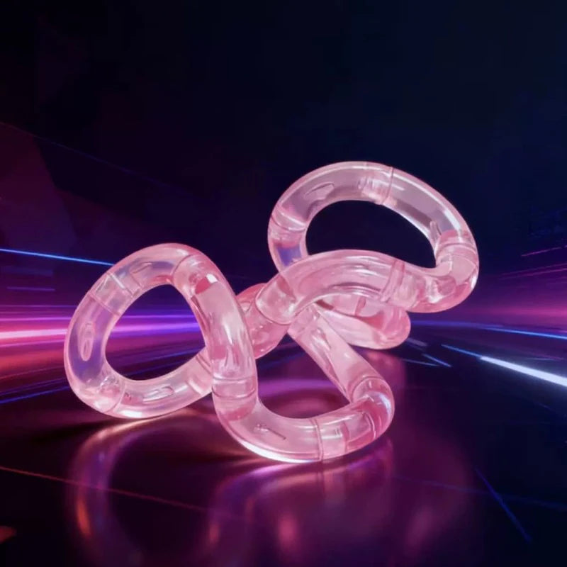 1/3/5pcs Deformable Rope Crystal Twist Rope Pressure Stress Relief Toys