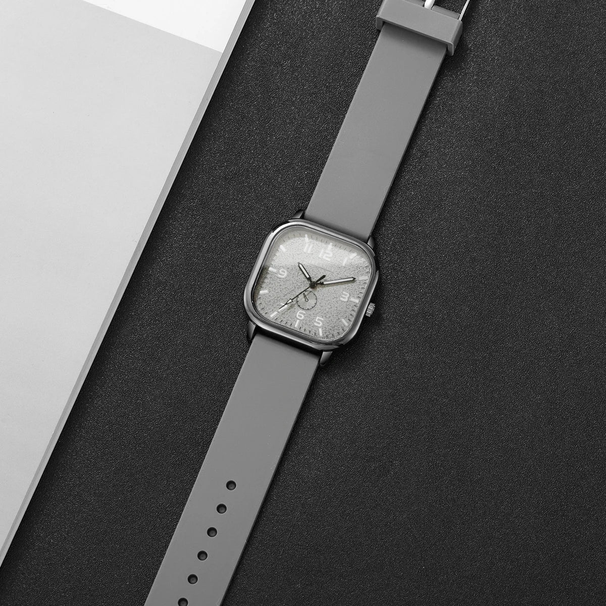 DANA Square Silicone Strap Watches