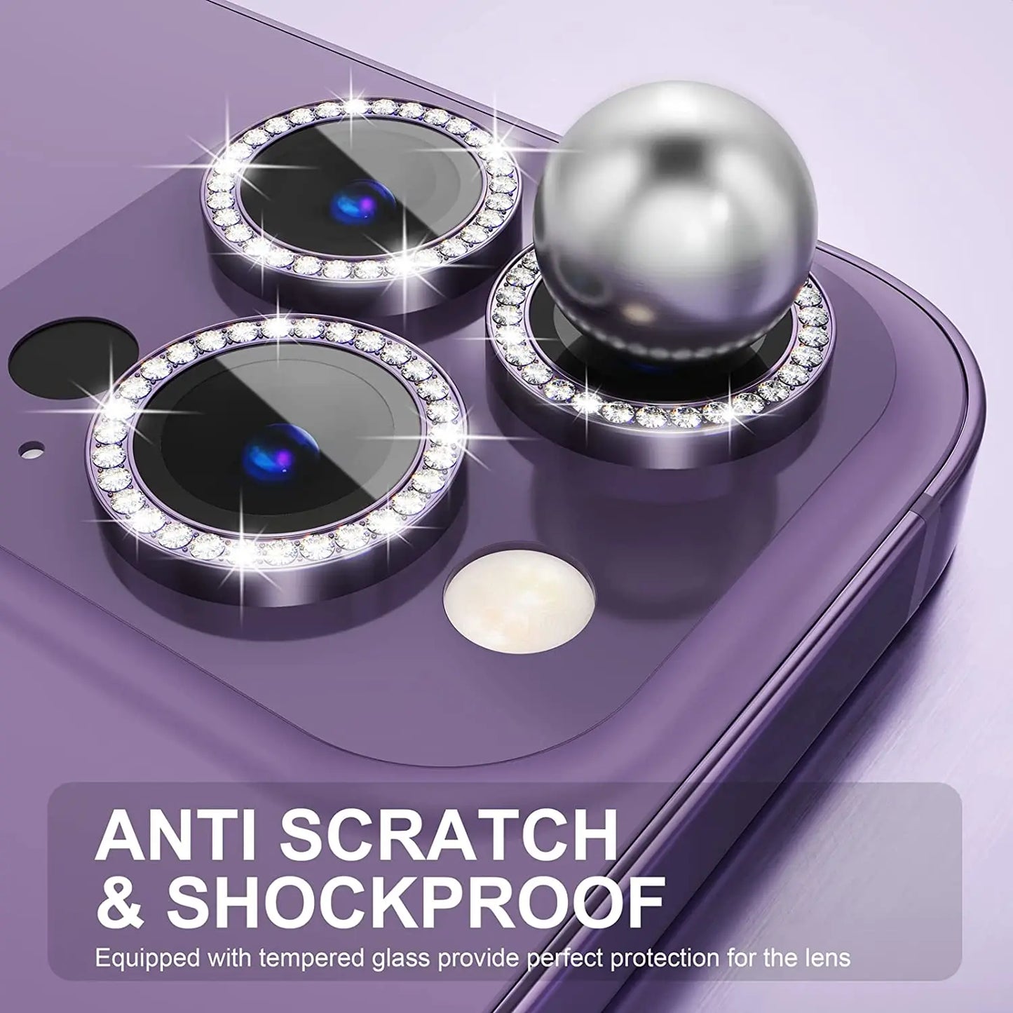 Glitter Diamond Camera Lens Protector Cover for iPhone