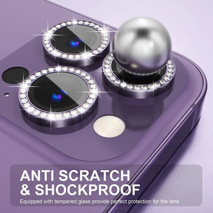Glitter Diamond Camera Lens Protector Cover for iPhone