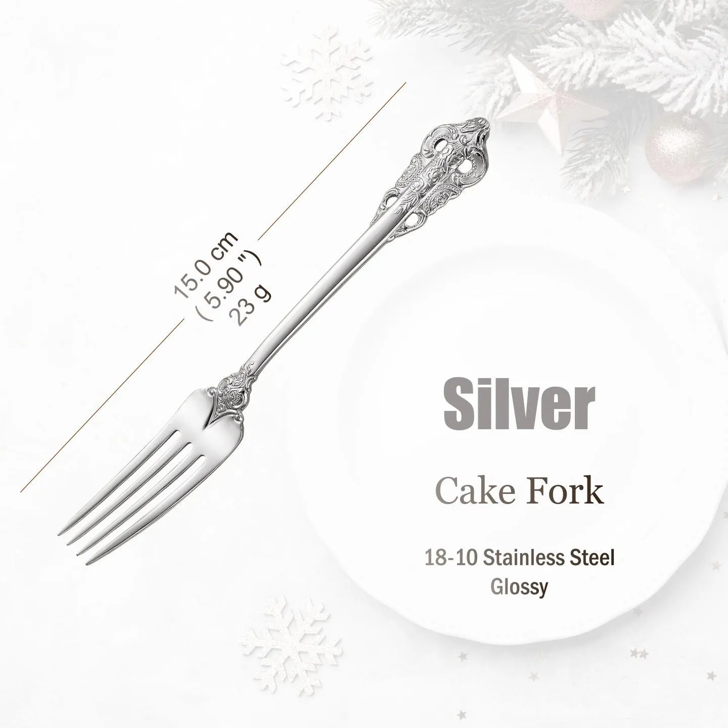 Stainless Steel Silver Flatware Set