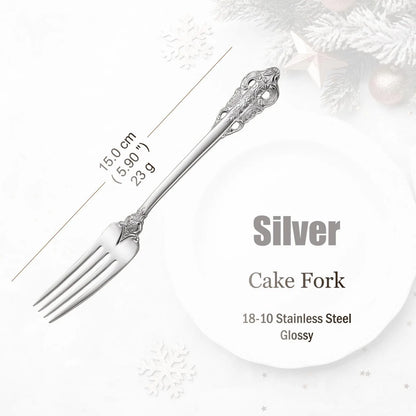 Stainless Steel Silver Flatware Set