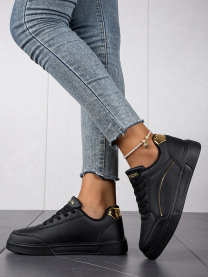 DANA   Casual Leather Platform Sneakers
