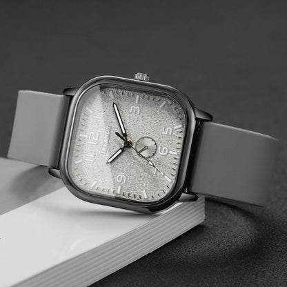 DANA Square Silicone Strap Watches