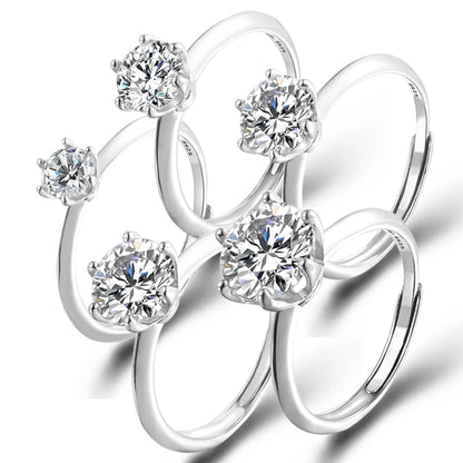 DANA Moissanite Solitaire Rings