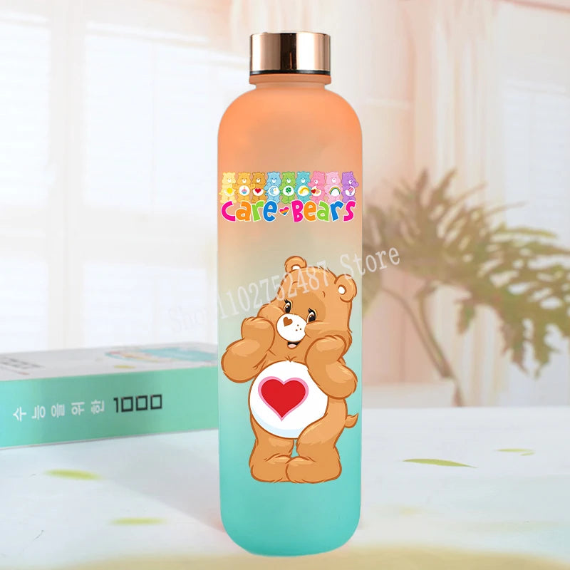 Cute Care Bears Water Bottle Outdoor Sports Kawaii Cup