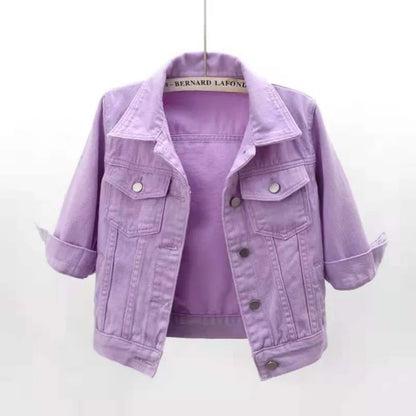 Denim Short Casual Loose Jean Jackets