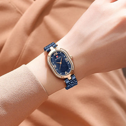 Exquisite Minimalist Luxury Stain Steel Waterproof Quartz Rose Gold Watches