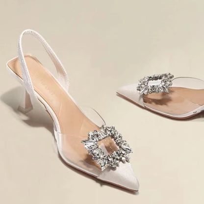 Sexy Crystal Transparent High Heels Shoes