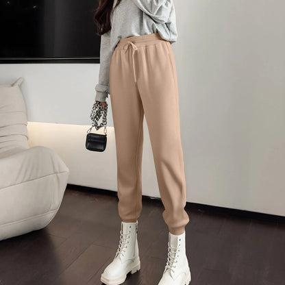 Straight Leg Elastic Waist Pants