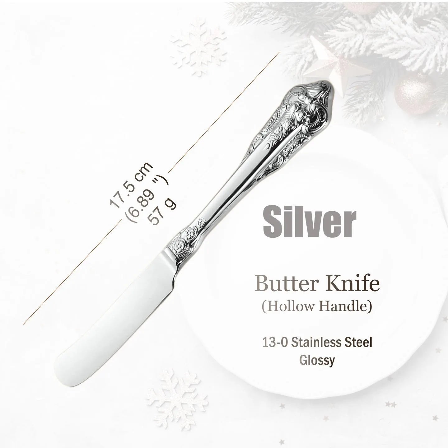 Stainless Steel Silver Flatware Set
