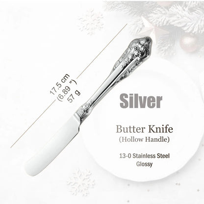 Stainless Steel Silver Flatware Set
