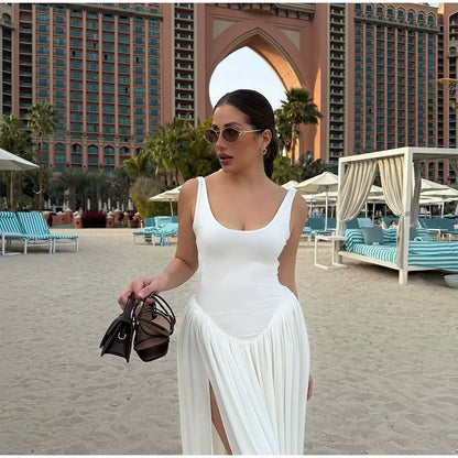 Shawl Maxi Short Sleeve Slim Fit Dress