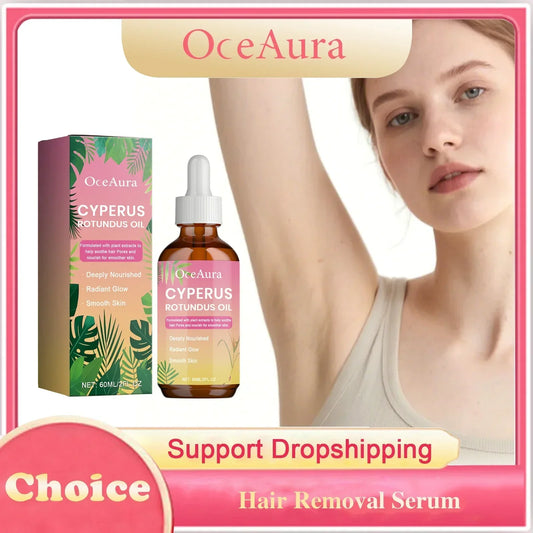 Natural Cyperus Rotundus Oil Hair Removal Serum