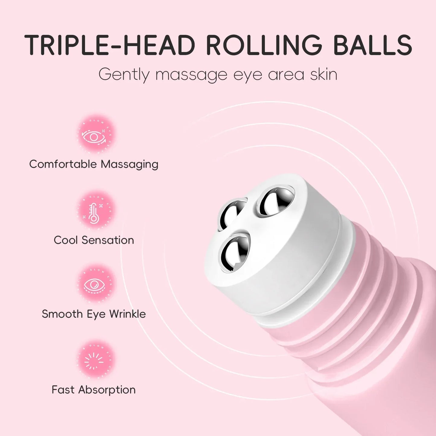 LAIKOU Sakura Eye Serum Roller Massage