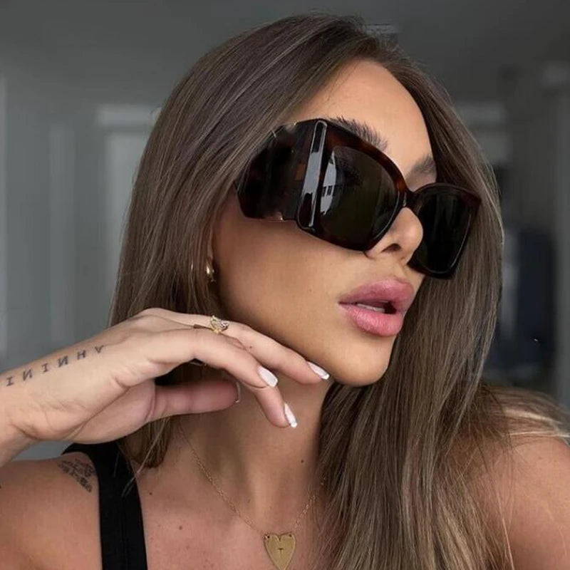 Retro Oversized Wide Legs Sunglasses