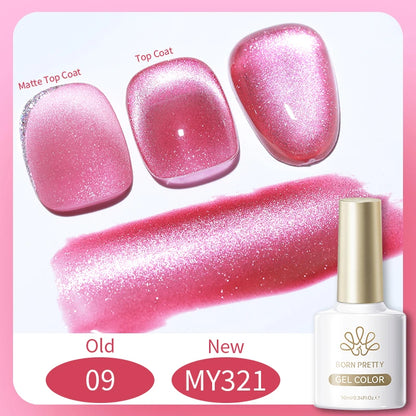 Dark Red Cat Magnetic Gel Nail Polish