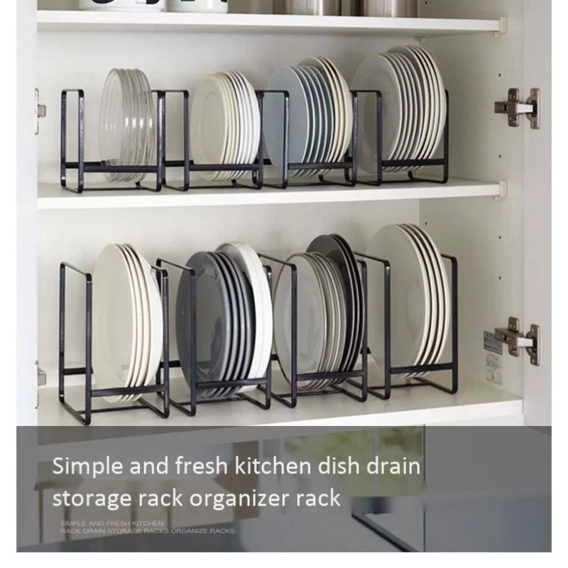 1pc kitchen cabinet plate storage countertop