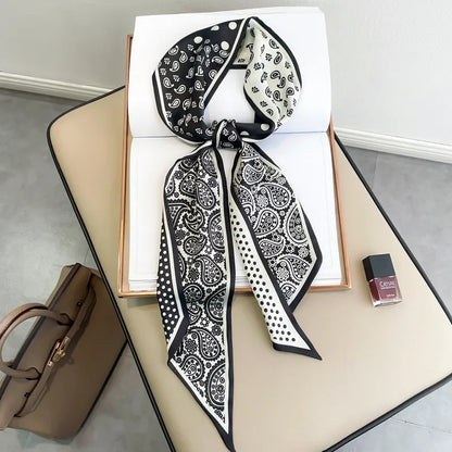Long Neckerchief Skinny Hair Ribbons Scarf Headbands Neck Scarfs Shawl