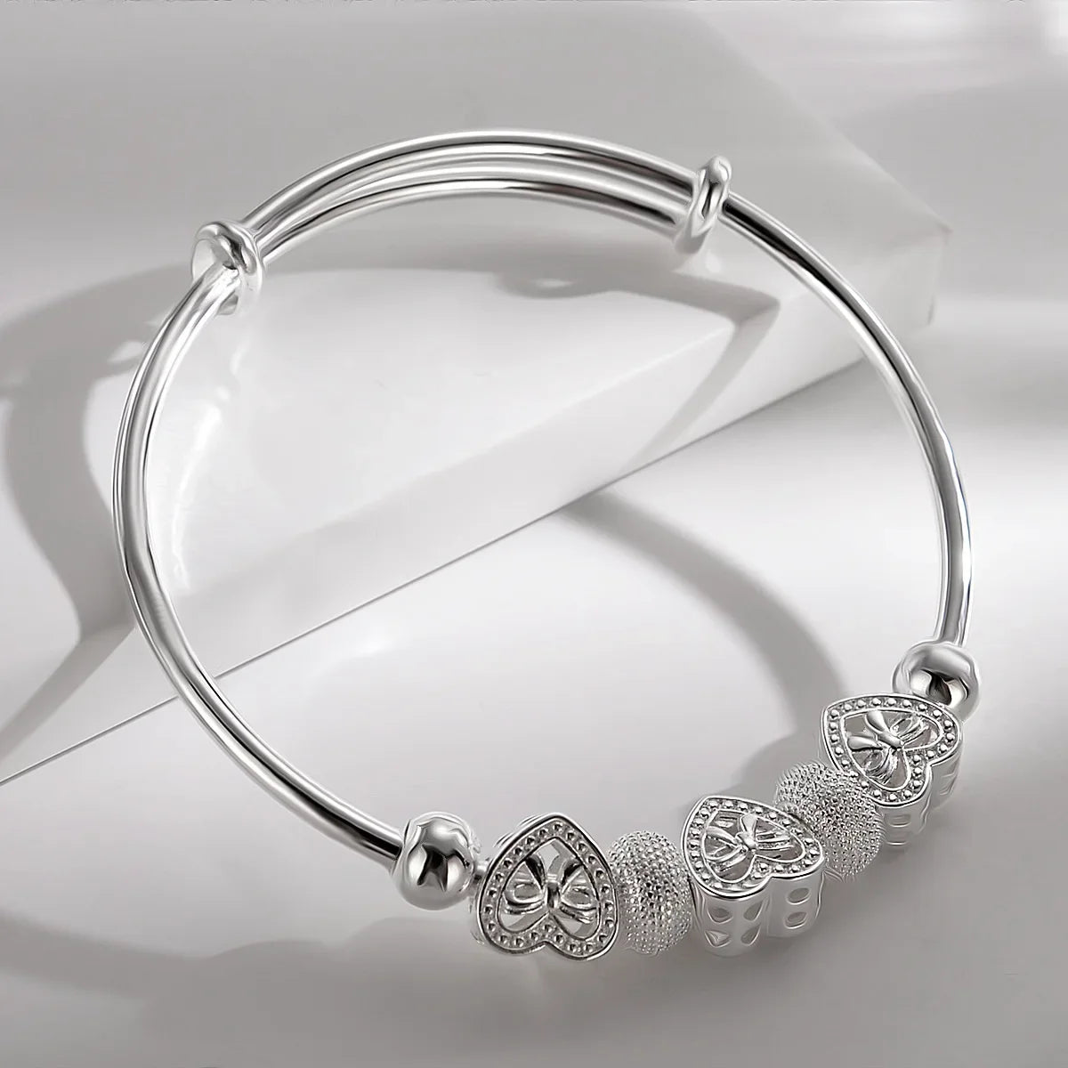 DANA 925 Sterling Silver Bangles Bracelet