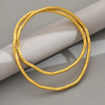 Vinatge Bendable Geometric Long Chain Necklace
