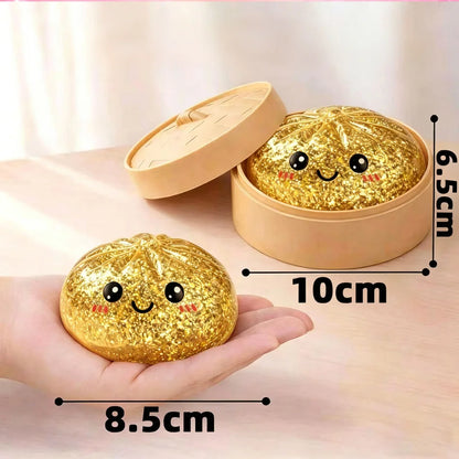 Colorful 6 Styles Glitter Dumpling Glitter Dumpling Squishy Squeeze Toy
