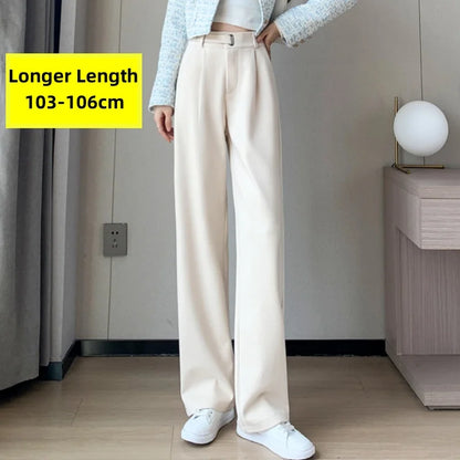 Thicken Woolen Casual Loose Full Length Pants