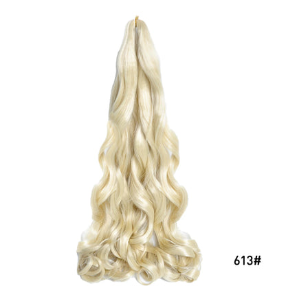 French Curls Braiding Hair 24Inch Hair Extensions