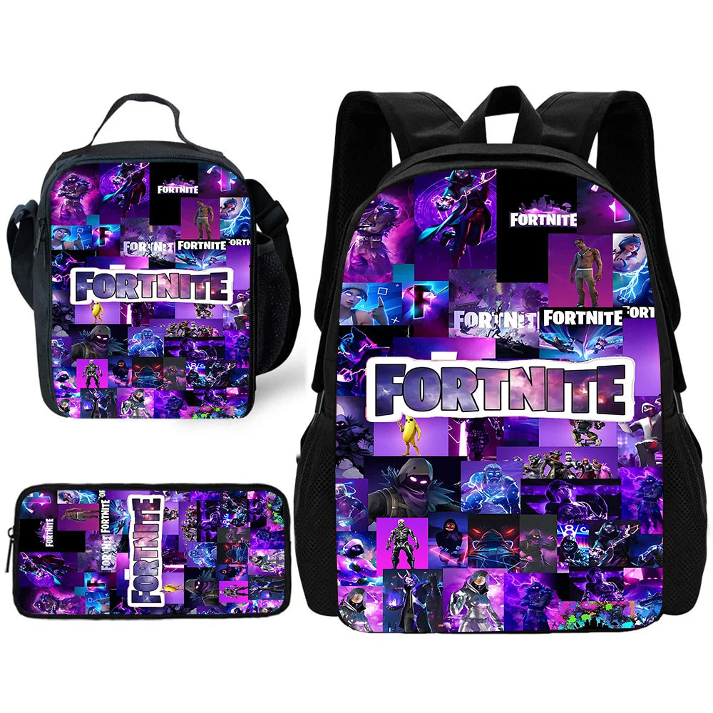 Child Backpack with Lunch Bags Pencil Bags School Bags