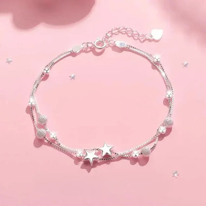 DANA Niche Star Chain Tassel Bracelet