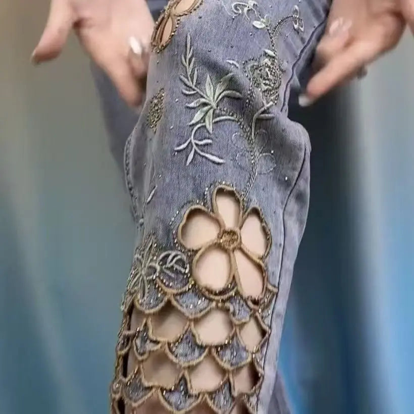 High high waist tube Jeans