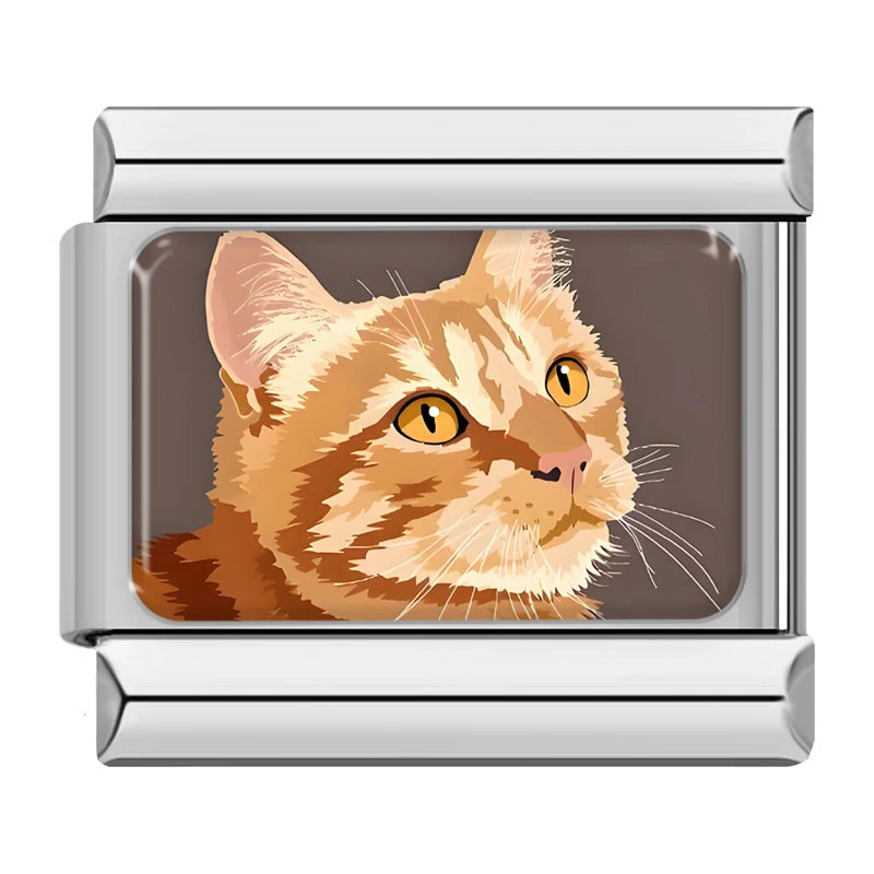 DANA Animals Cat Dog Stainless Steel Bracelet