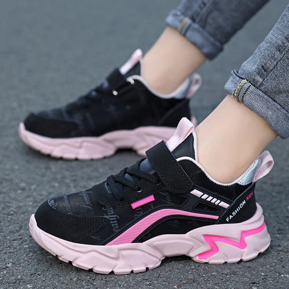 Leather Lightweight Running Sports Sneakers