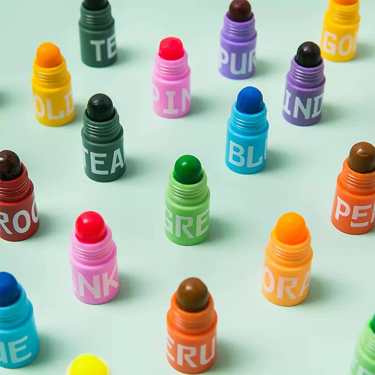 12 Color Splicing Highlighter Multi-color Pen Graffiti Line Marker Pen