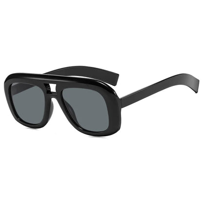 vintage square oversize sunglasses