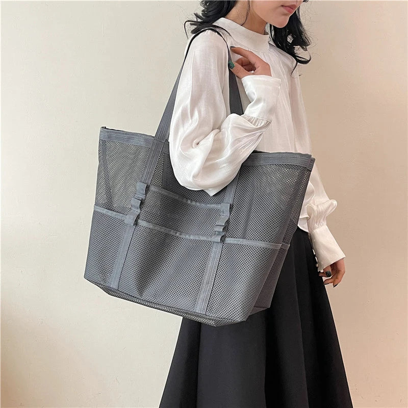 Portable Mesh Beach Bag