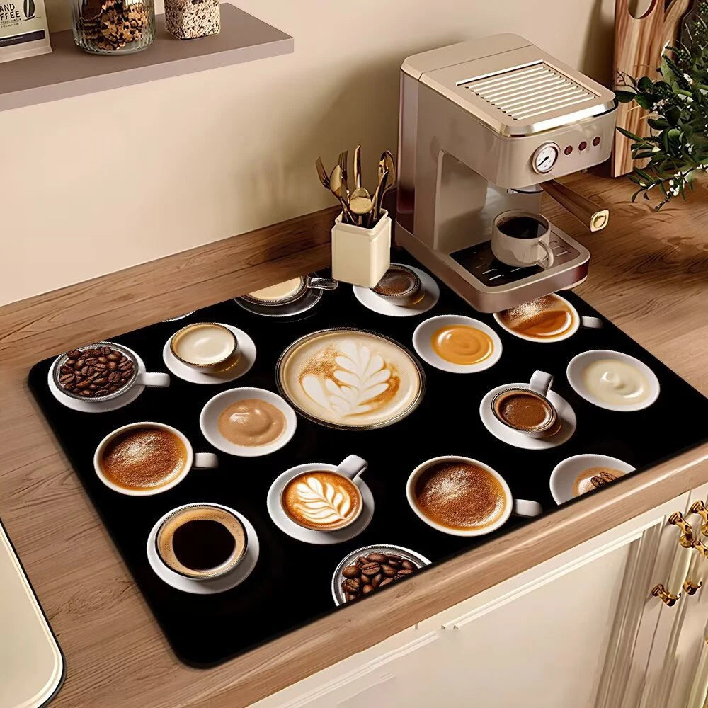 Coffee Machine Mat Waterproof Drain Pad