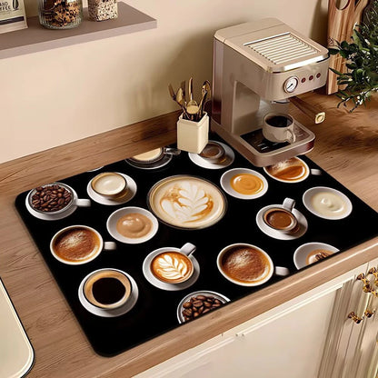 Coffee Machine Mat Waterproof Drain Pad