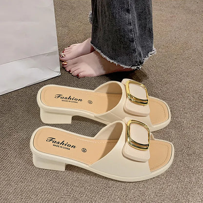 Versatile Thick Sole Flip Flops Slides Slippers