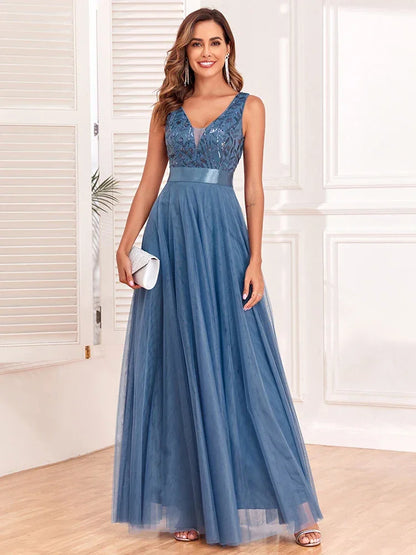 Sexy Prom Bridesmaid Maxi Dress