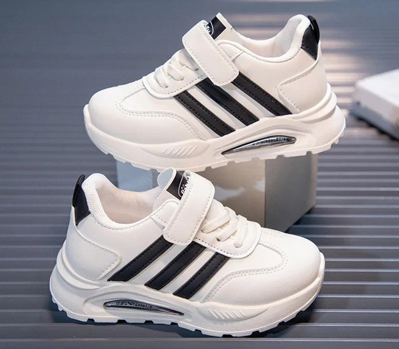 Fall Sport Patchwork Stripes Sneakers