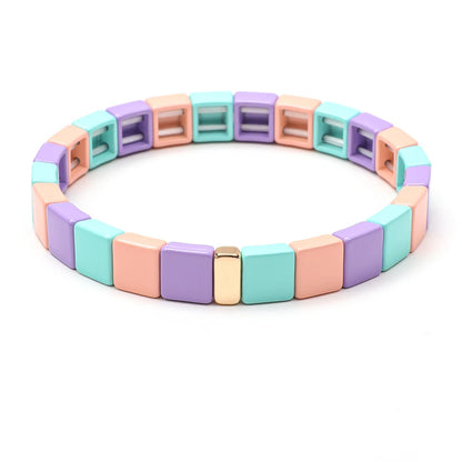 Elegant Rainbow Boho Geometric Bracelets