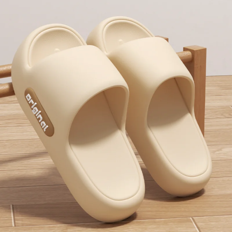Candy Color EVA Thick Soft Bottom Flip Flops Slippers