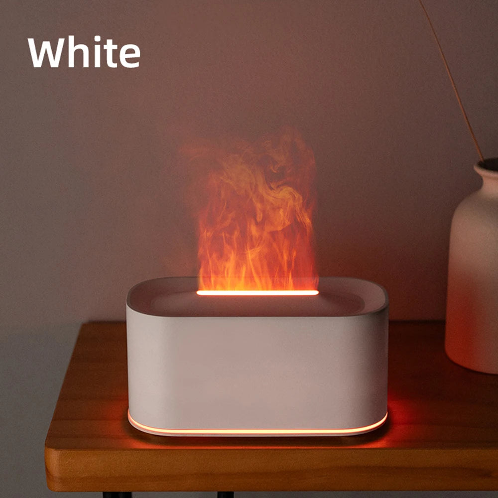 Flame Essential Oil Colorful Flame Diffuser Humidifier