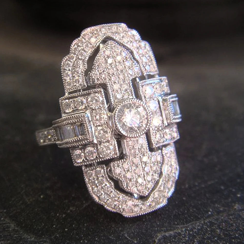 Rings Full Brilliant CZ Elegant Rings