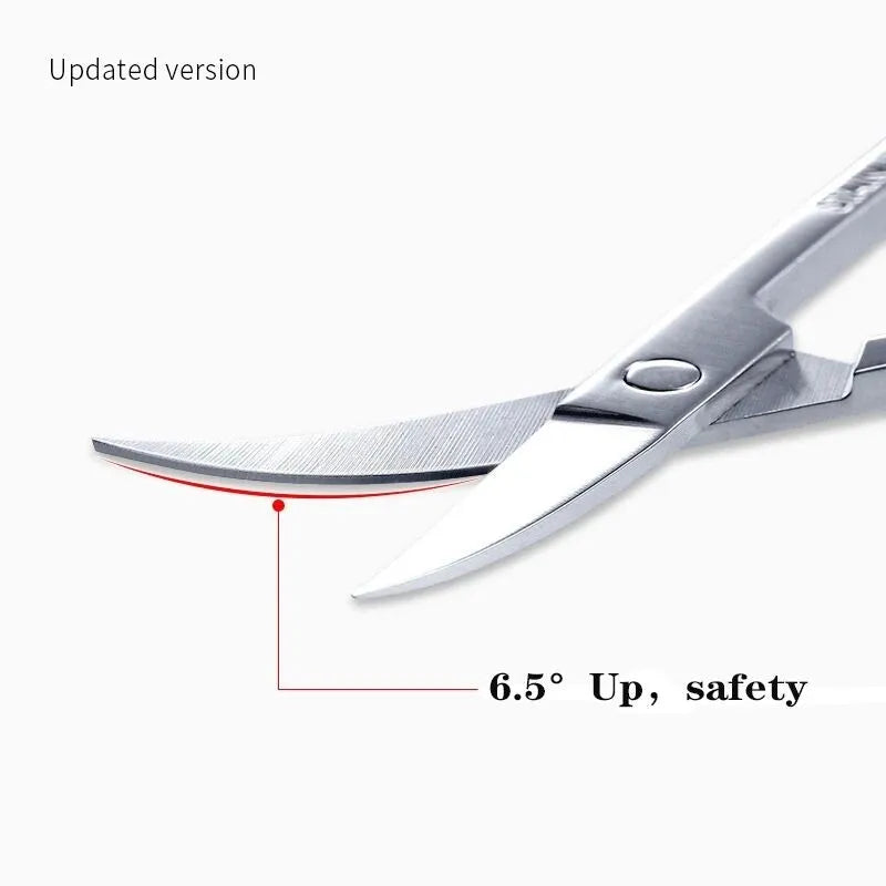 Stainless Steel Small Nail Tools Eyebrow Nose Hair Scissors